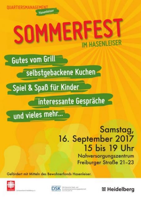 Archiv Quartiersmanagement Hasenleiser,Sommerfest_Hasenleiser_Plakat